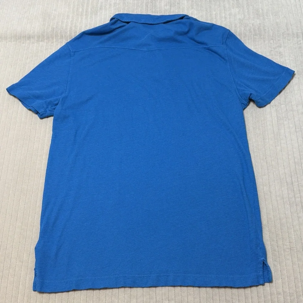 Jake Agave Men's Polo Shirt Short Sleeve Size Medium Blue Chetco